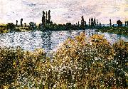 Claude Monet By the Seine near Vetheuil oil painting artist